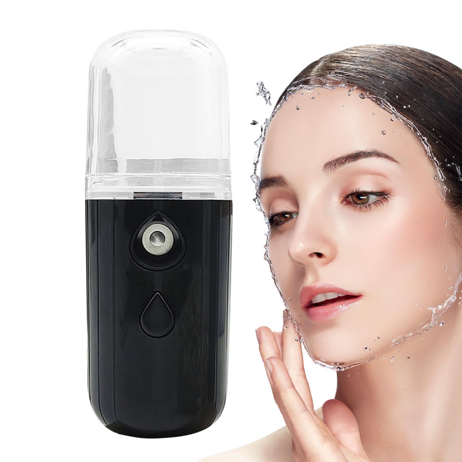 Face Mister - Nano Facial Sprayer, Hydrating Steamer Device | USB Wiederaufladbarer Nebelbefeuchter mit 30ml Tank, Hautpflege-Werkzeug für Make Up Wimpernverlängerungen Travel Spa Beauty Essentials