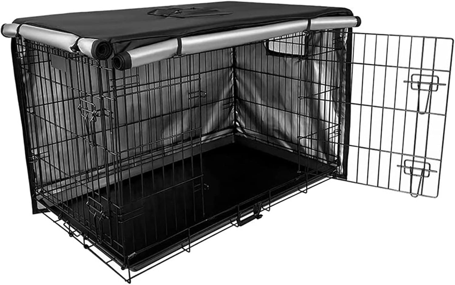 LAFENLIN Dog Crate CoverDurable Breathable Polyester Pet