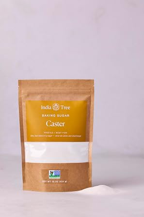 India Tree Superfine Caster Baking Sugar, Original, 16 Ounce