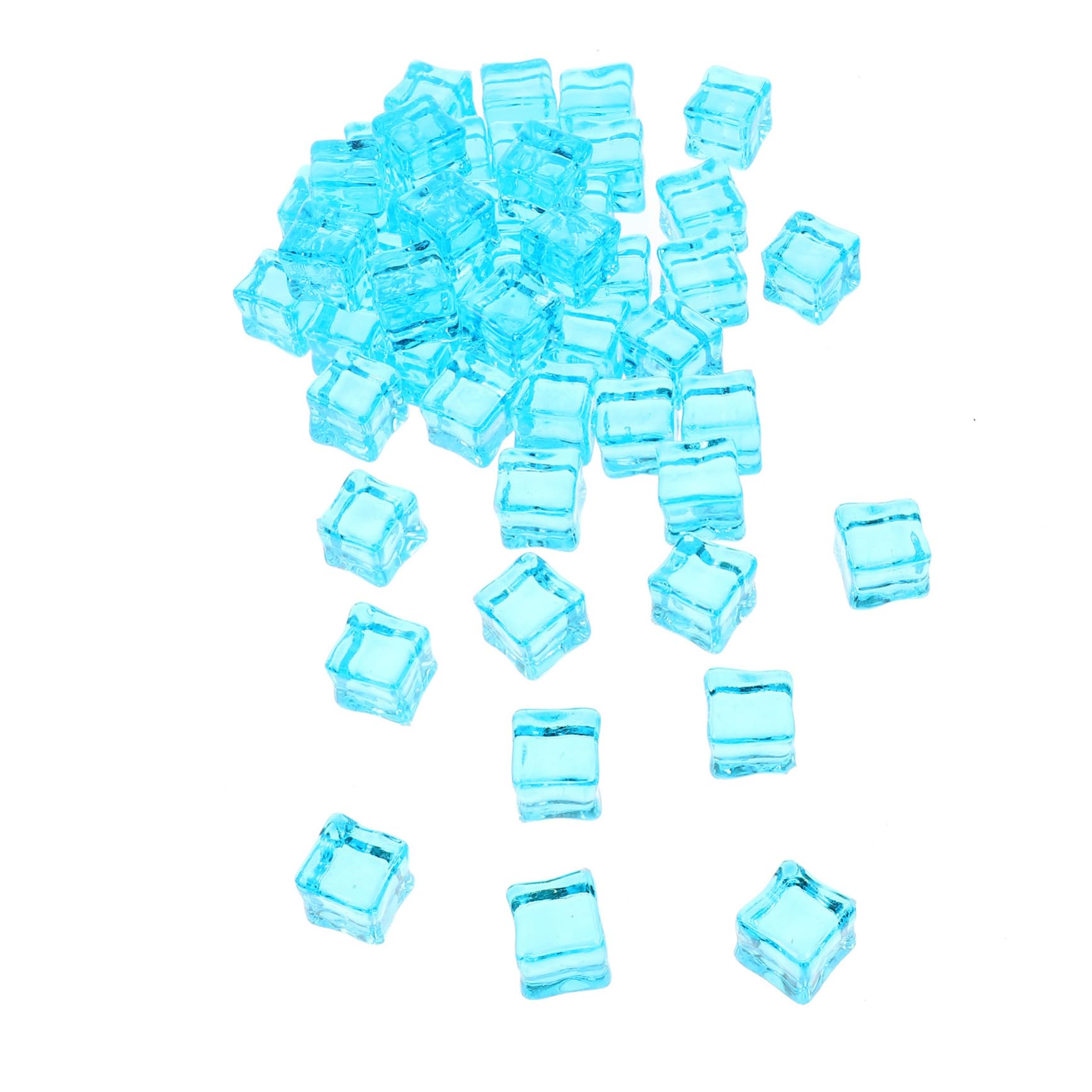 Cubitos de hielo reutilizables de plástico decorativos y realistas para fotografía