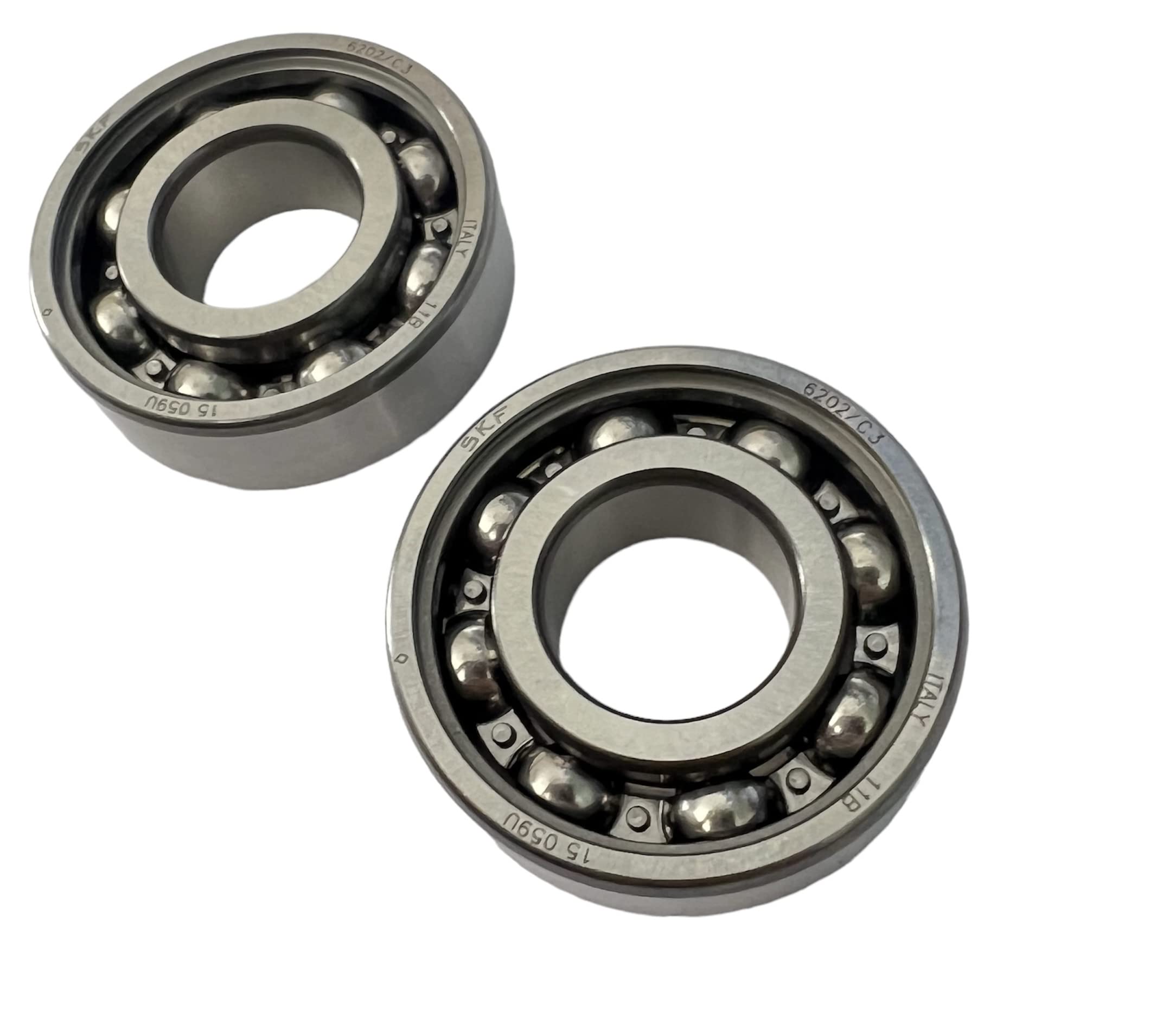 Kit Coppia Cuscinetti 6202/C3 per Carter Motore Albero Motore Ciclomotori Ciao Si Bravo Boxer Grillo Boss Eco Cba