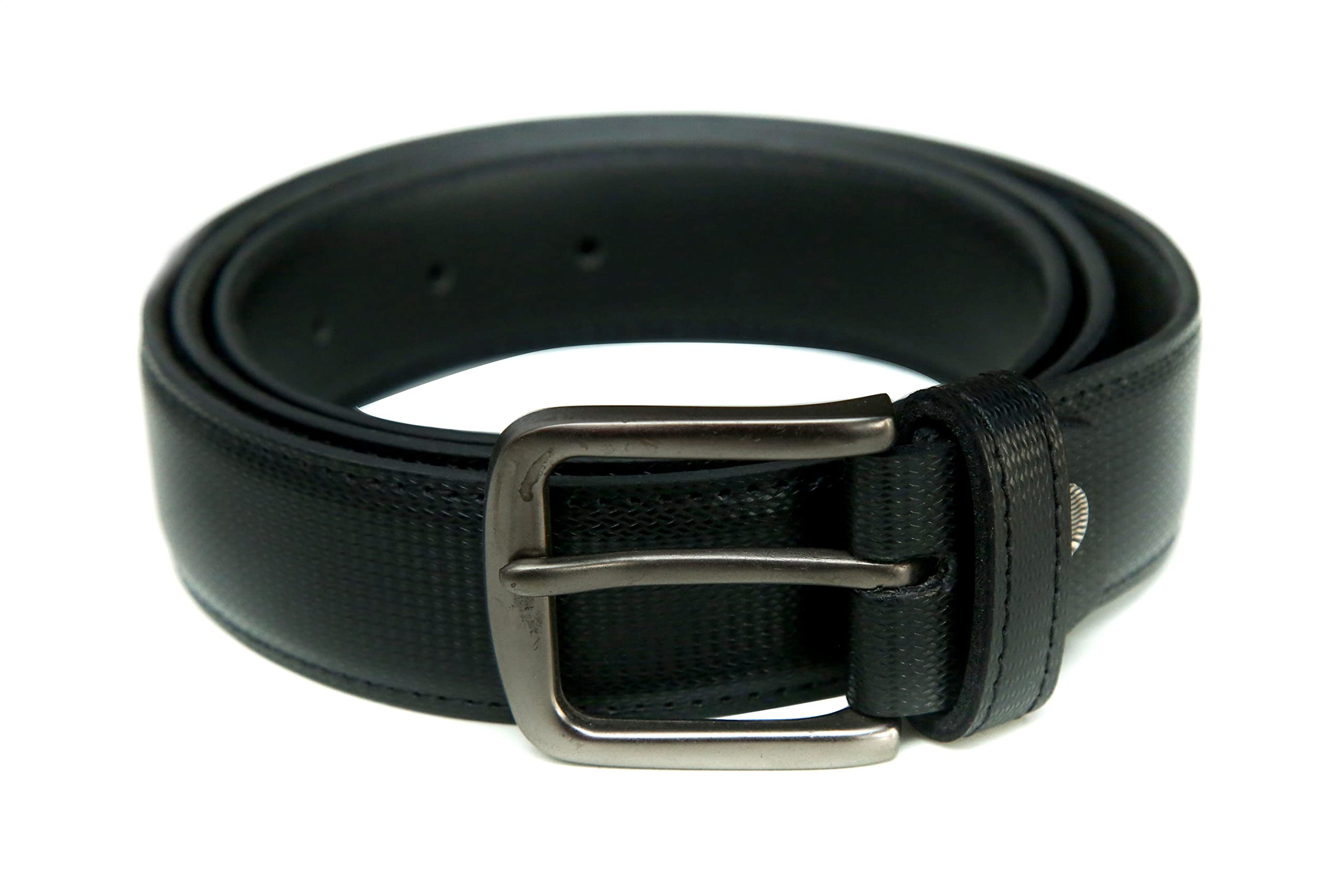 Shaishom Pu-Leather Formal Belt For Men (Color-Black) Pack of 1