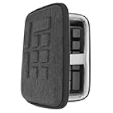 Portable Number Pad Travel Case for Mechanical Numeric Keypad, Compatible with Qisan 21 Keys Mini Numpad, MOTOSPEED K23, Kinst Numpad 17, Tishled Mechanical Numpad (Dark Grey)