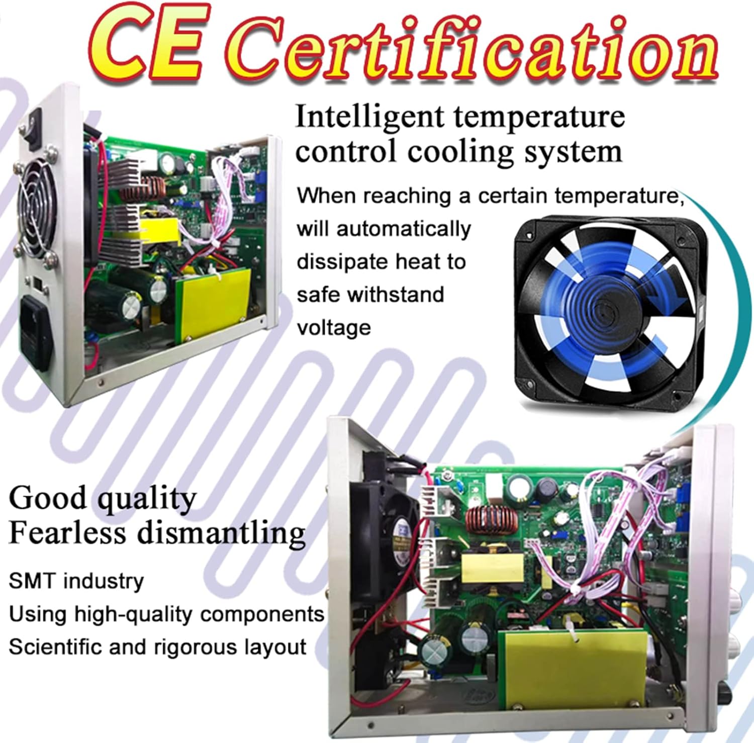 DC Power Supply Variable, Adjustable Switching Regulated Power Supply 30V 10A with Encoder Coarse & Fine Adjustments Knob, Beach Power Supply with USB 5V 2A Charge Interface