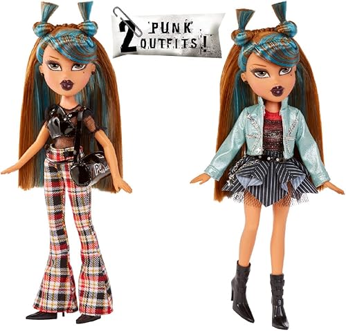 Miniatura 3 de Bratz Pretty 'N' Punk Yasmin - Muñeca de moda con 2 trajes y maleta, coleccionistas a partir de 6, 7, 8, 9, 10+