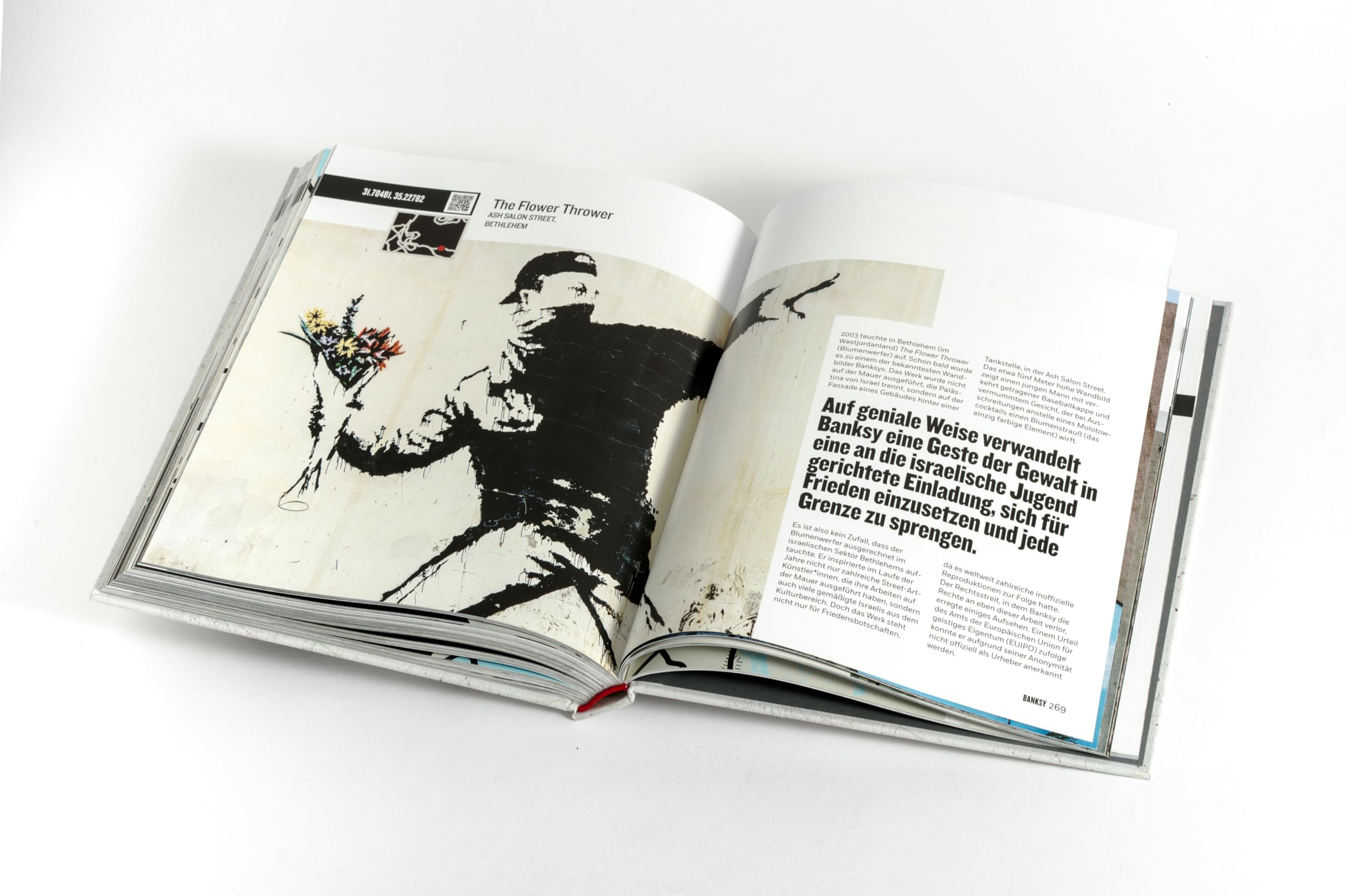 Banksy Global Guide: Orte, Werke, Stories - Interaktiver Bildband mit genauen Geo-Koordinaten für individuelle Besichtigungstouren der Graffitis