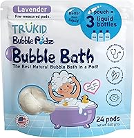 Vista 27 de TruKid Bubble Podz - Baño de burbujas para niños, niños pequeños y bebés, bomba de baño suave y refrescante sin lágrimas para piel sensible