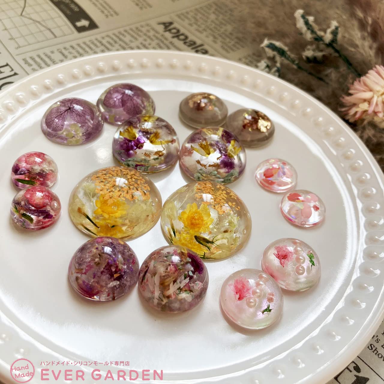 レジンアクセサリー　No.162 高い透明度！クリアファーストレジン 300gセット 2液性 レジン