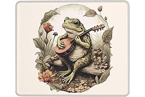 Abstract Gaming: The Vibrant Frog Mouse Pad for Precise Control