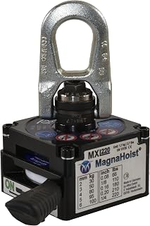 220 Pounds Capacity Lifting Magnet w/Swivel Hook (Unit Weighs Only 3.7 Pounds)