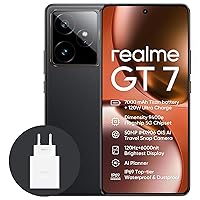 realme GT7 5G Smartphone,12+256GB,Batteria 7000mAh,120W charge,Processore Dimensity 9400e