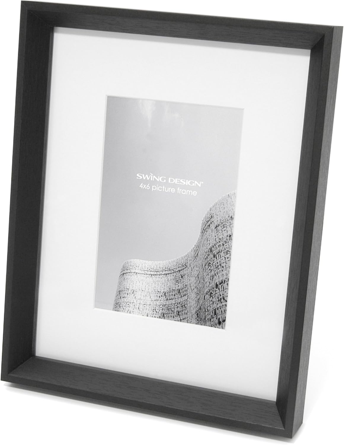 Swing Design Frame Sutton Black 7x9 with 4x6 Mat Single