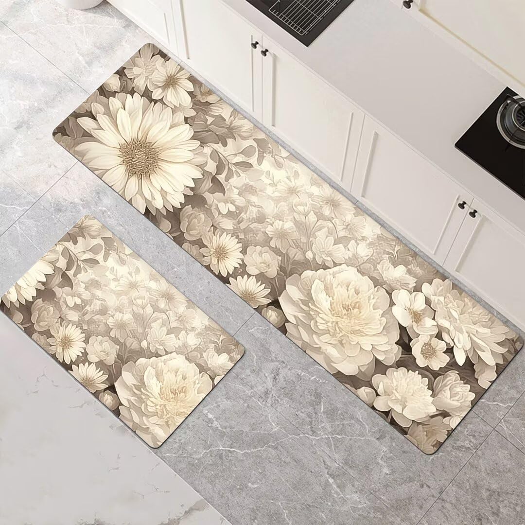 Alfombra cocina lavable antideslizante súper absorbente juego de 2