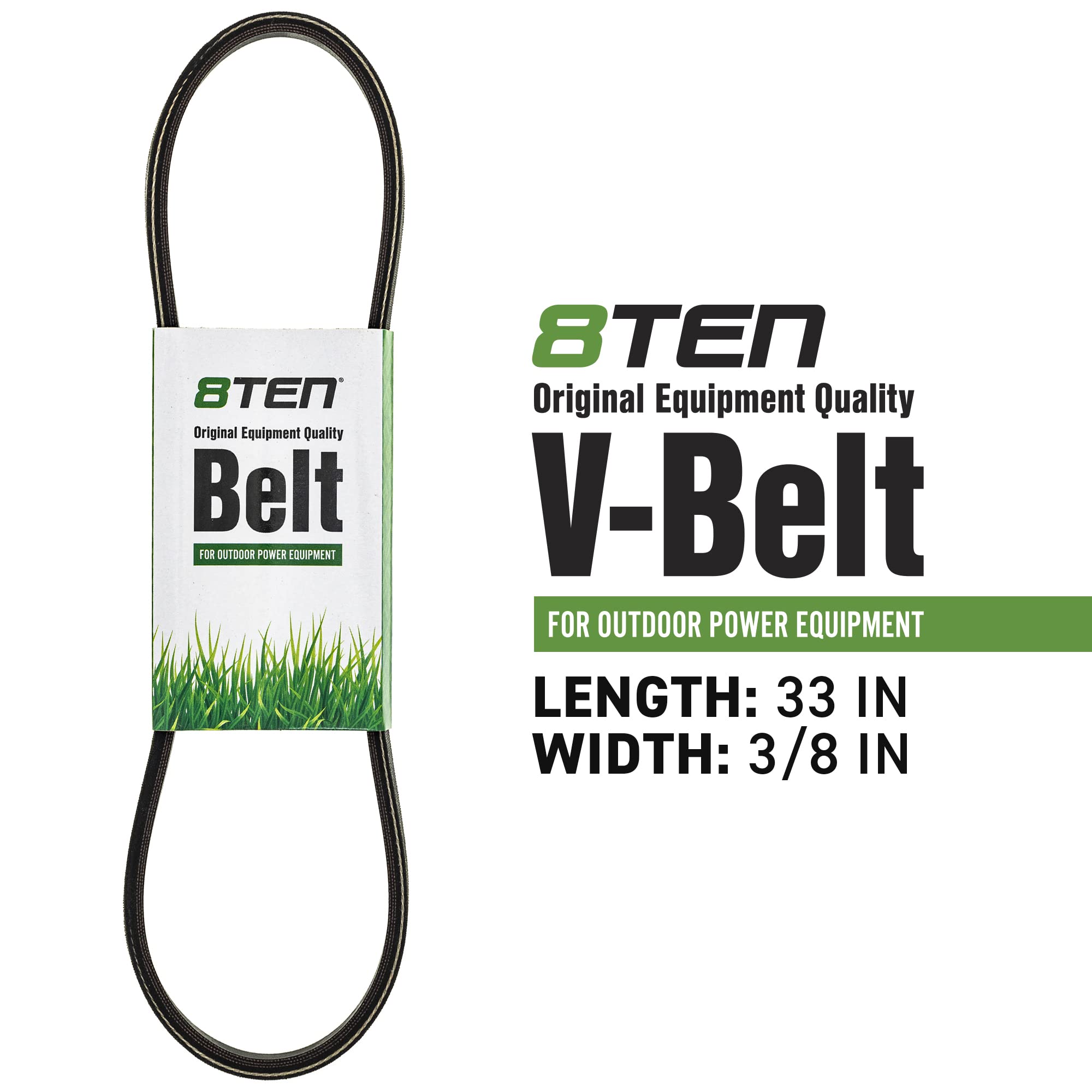 8TEN Raw Edge Drive Belt for AYP Husqvarna HU700F XT722FE XT22FE 62522SH 6522SH 6522SL 196857 532196857