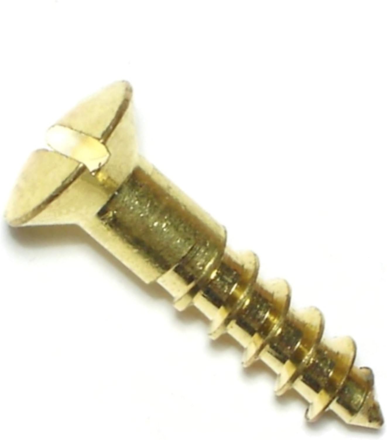 Hard-to-Find Fastener 014973130329 Slotted Oval Wood Screws, 12 x 1, Piece-24