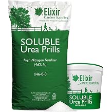 Elixir Gardens Water-Soluble Urea Prills Fast-Release Fertiliser 25kg Bag