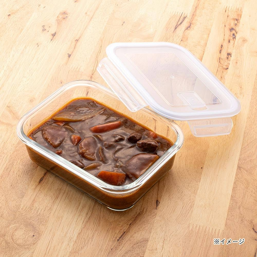ガラスの容れ物 Amazon｜カインズ(CAINZ) 耐熱ガラス保存容器 長方形 1040ml 食