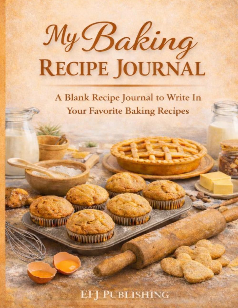My Baking Recipe Journal: A Blank Recipe Journal To Write In Your Favorite Baking Recipes