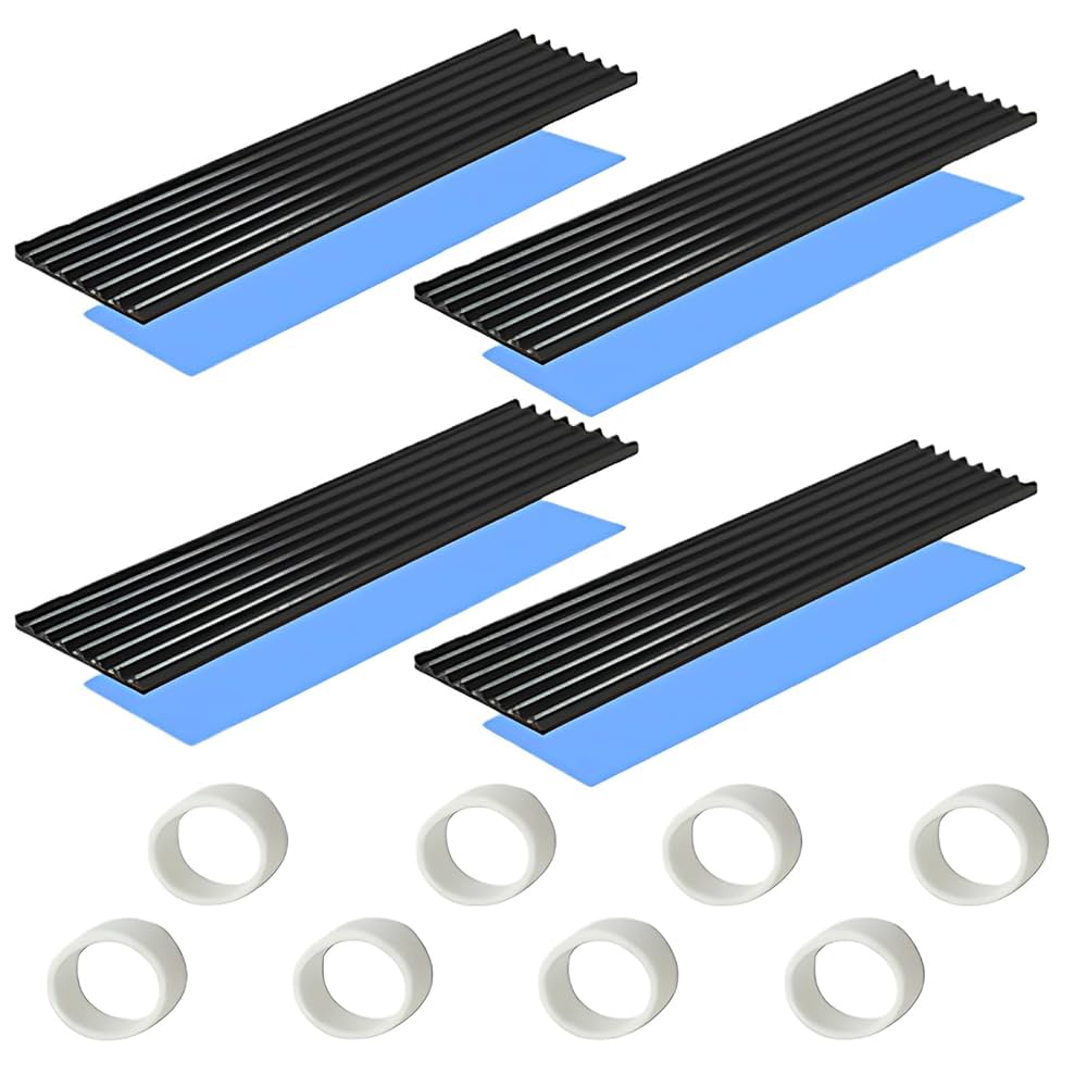 Amazon.co.jp: CTRICALVER 4個ヒートシンク 導熱接着シート4pcs