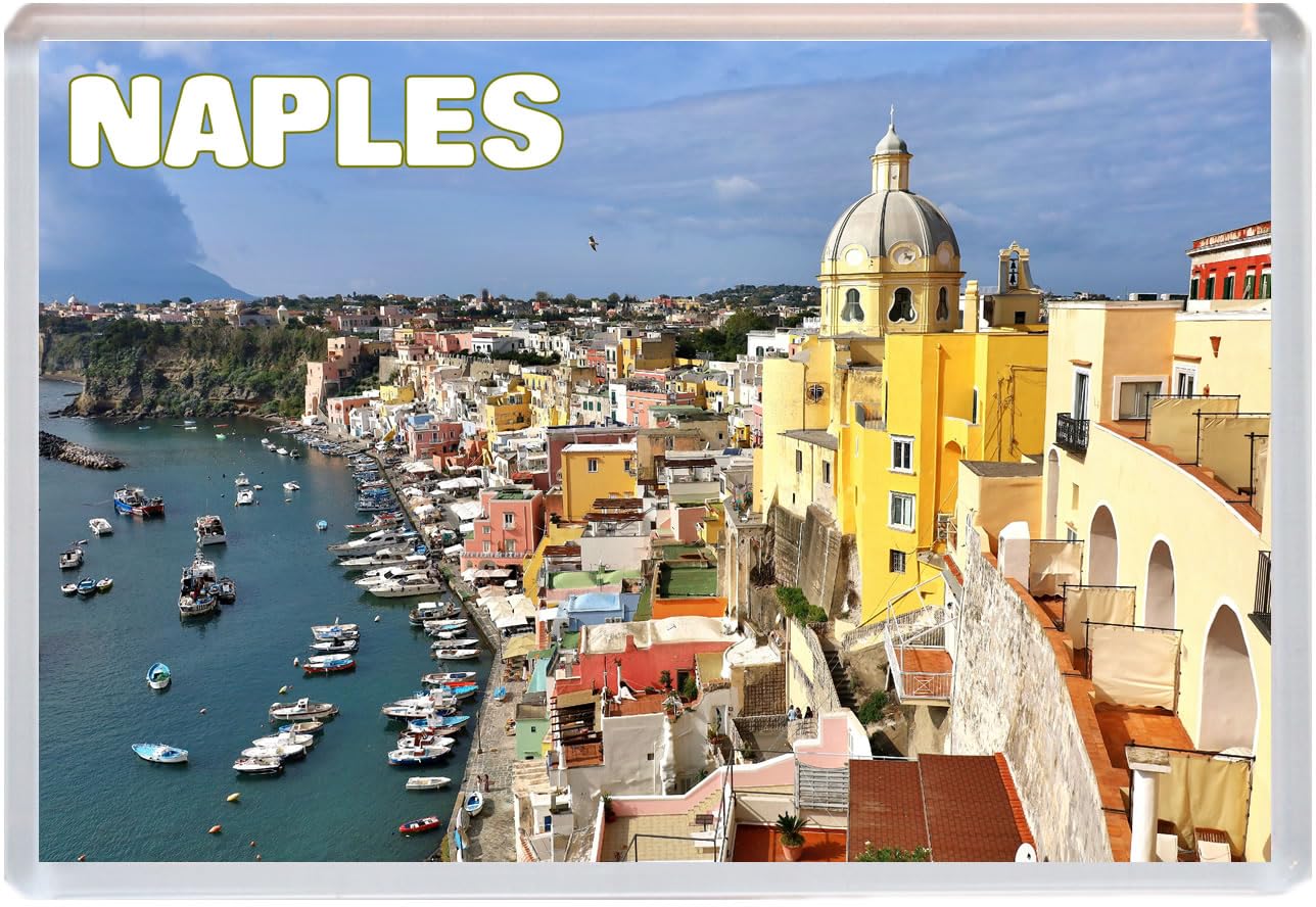 Naples - Italy - Jumbo Fridge Magnet 96 x 67mm BBSFHM1551