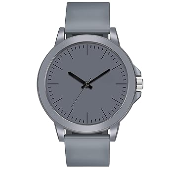 Cloudwood Analogue Rubber Strap Mens & Boys Watch (Grey Color Dial Grey Colored Strap)