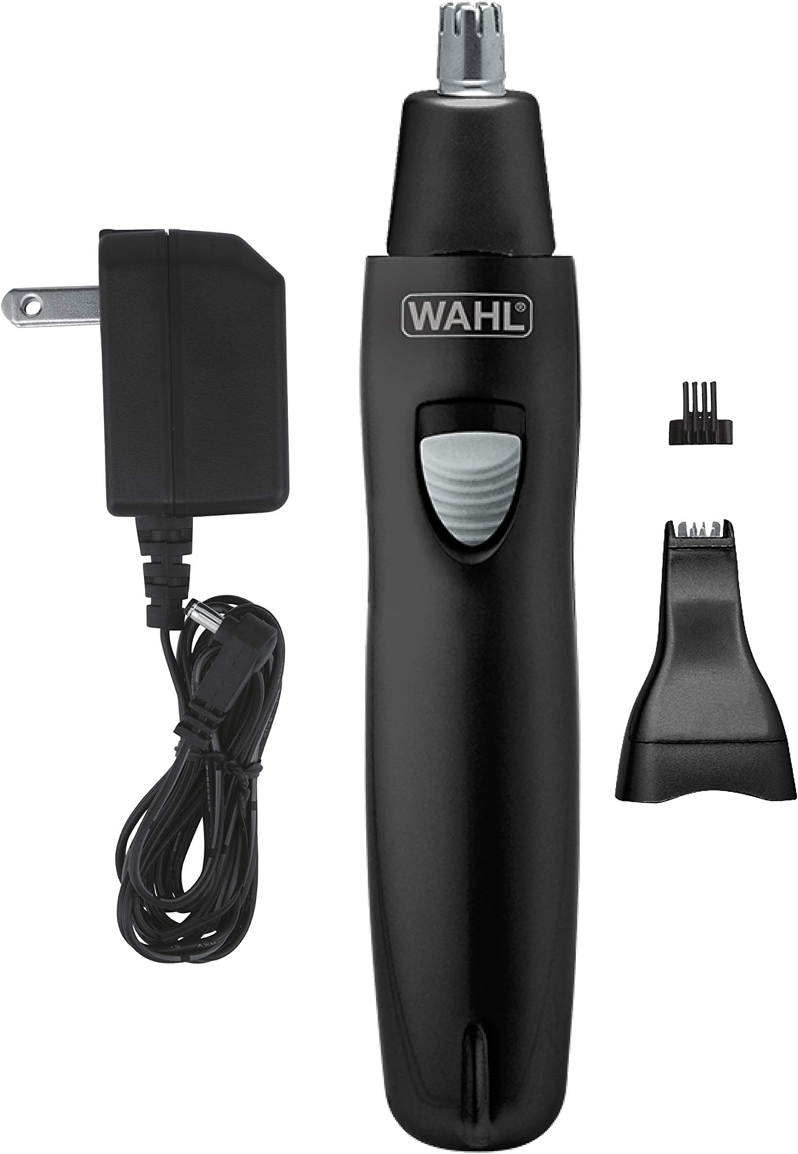 Wahl Groomsman Rechargeable Precision Trimmer for Hygienic Grooming with Rinsable, Interchangeable Heads for Eyebrows, Neckline, Nose, Ears, & Other Detailing - Model 3023284