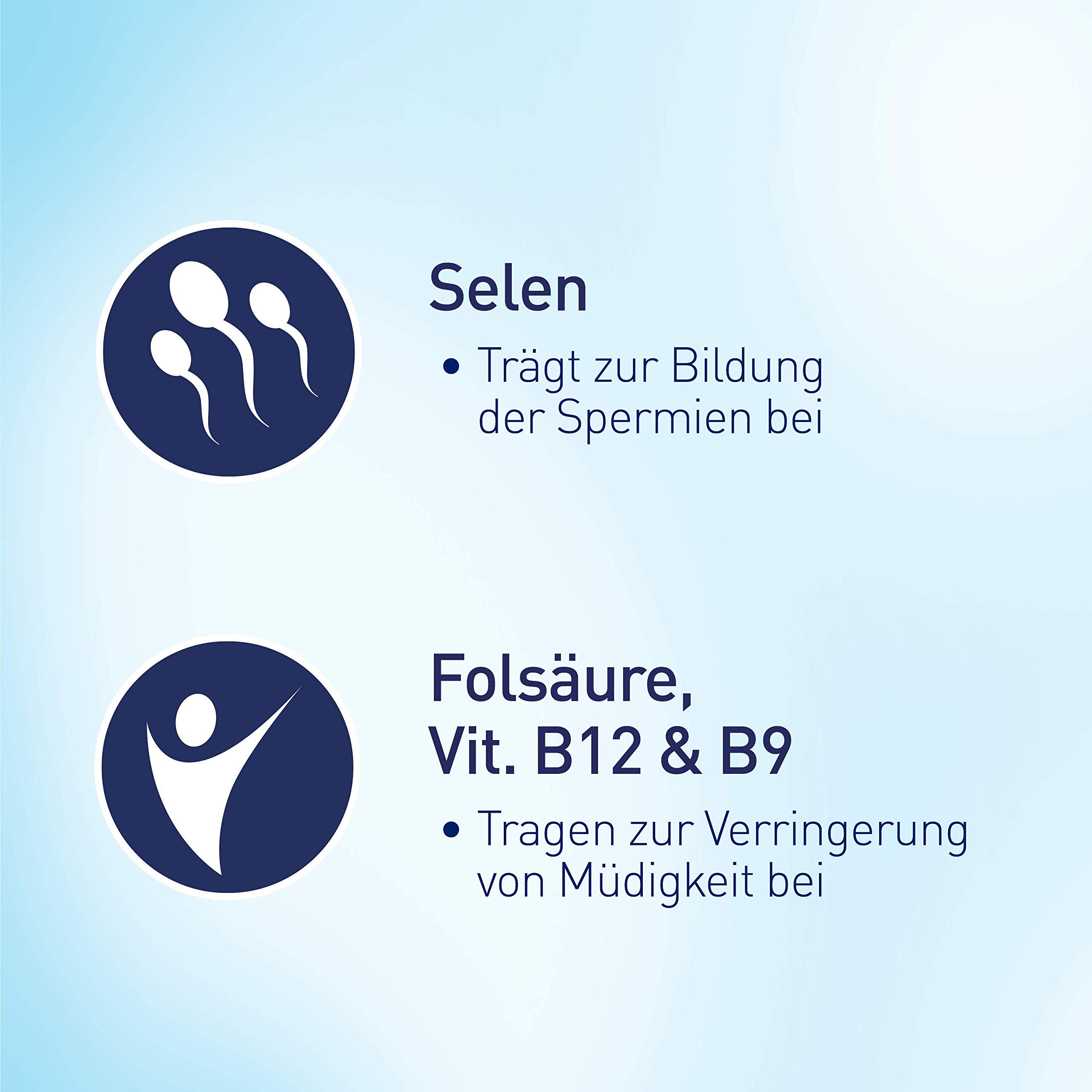 Elevit for Men Tabletten zur Unterstützung der männlichen Vitalität und Fertilität während der Babyplanung, 90 Sztuka Tablety