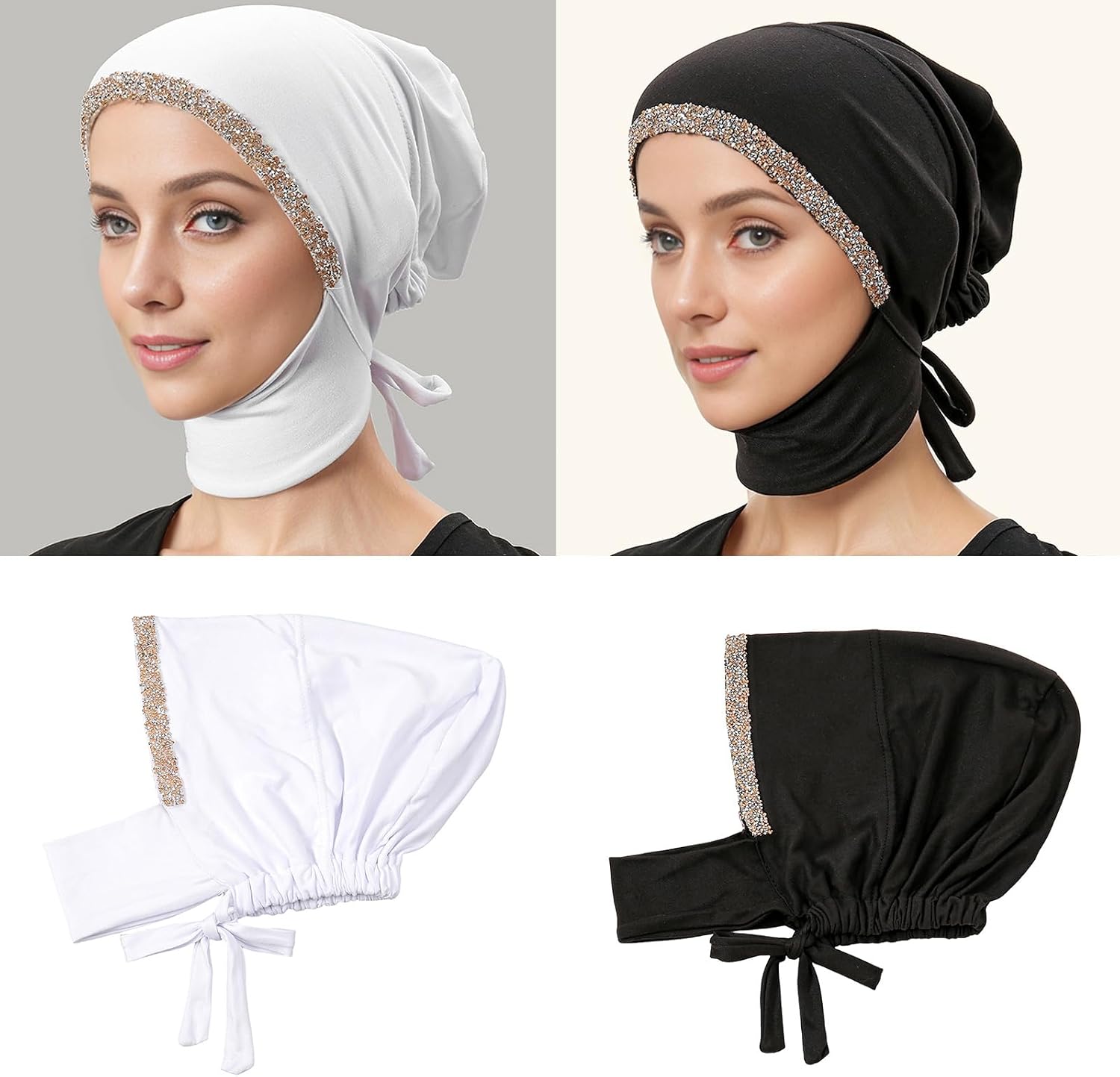 Traditional Turban for Women Hijab for Women Hair Wrap Head Wrap for Women Hijab Caps for Muslims Caps