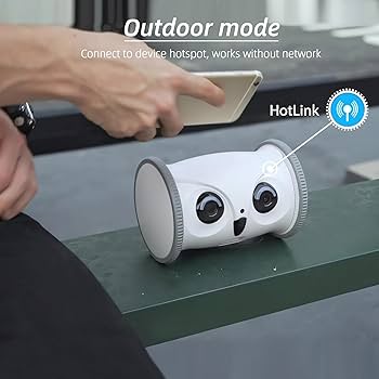 Amazon.com: SKYMEE Owl Robot,Pet Camera Treat Dispenser