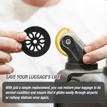 Suitcase Wheels Spare Replacement Wheels for Luggage Castors(VF-30)
