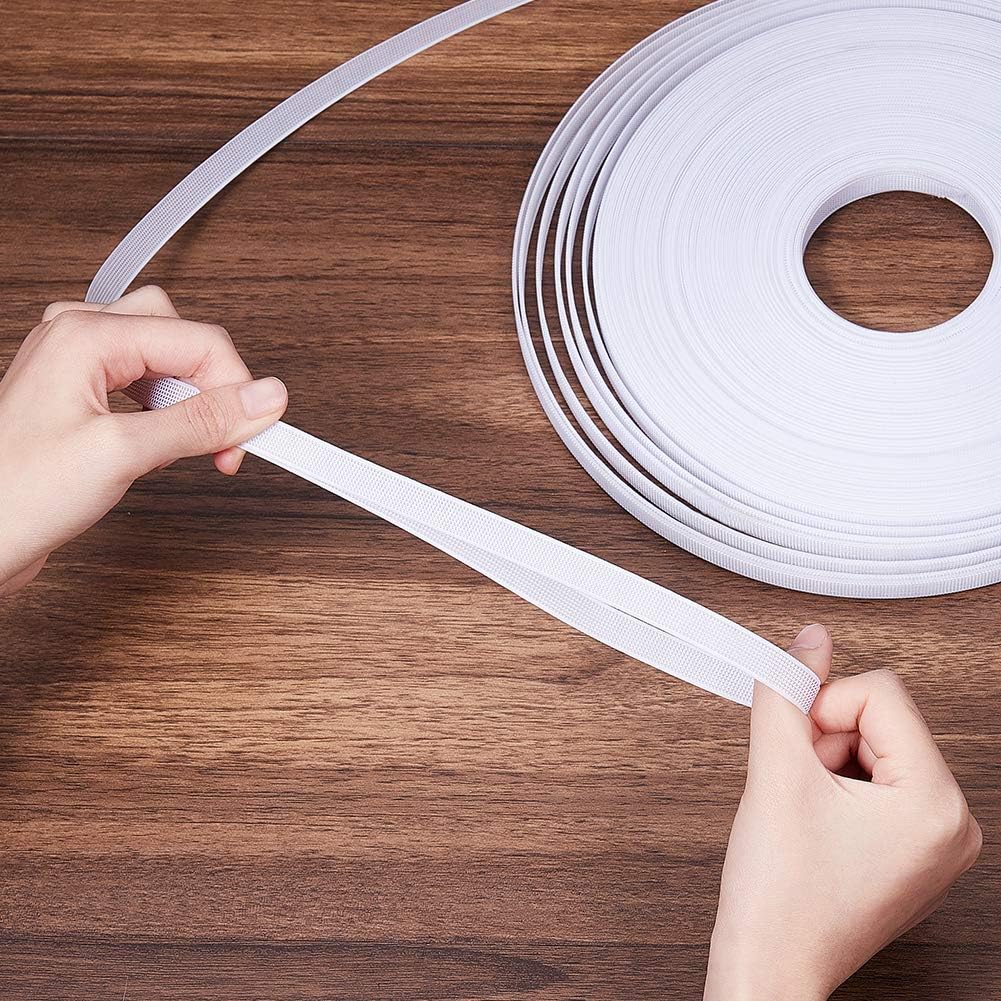 PH PandaHall 50 Yards 12mm Polyester Boning for Sewing, White Sew-Through Low Density Boning Wedding Dress Nursing Caps Party Gowns DIY Craft Making : Everything Else