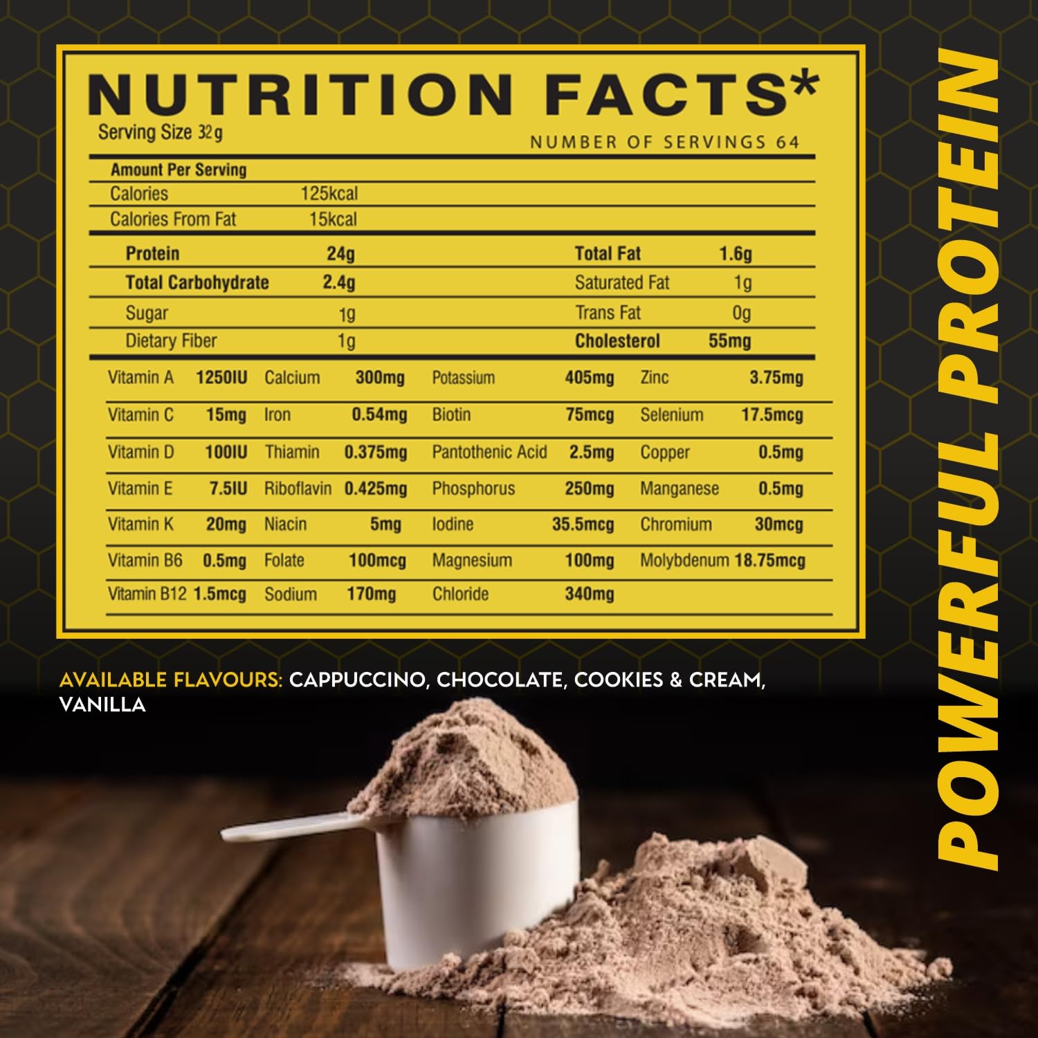 MuscleTrail Whey Protein Powder Gold Standard Series|24G Protein|5G Bcaa|4G Glutamine|Muscle Building Primary Source Isolate|2.048 Kg (2.048kg, Chocolate) — Amazon image 3