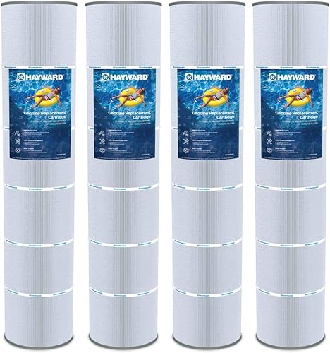 Hayward CX880XREPAK4 cartucho de 425 pies cuadrados de repuesto para filtro SwimClear Hayward C4030, cx590xrepak4, NA, NA