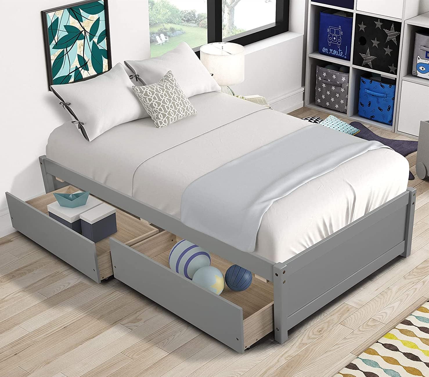 girls platform bed