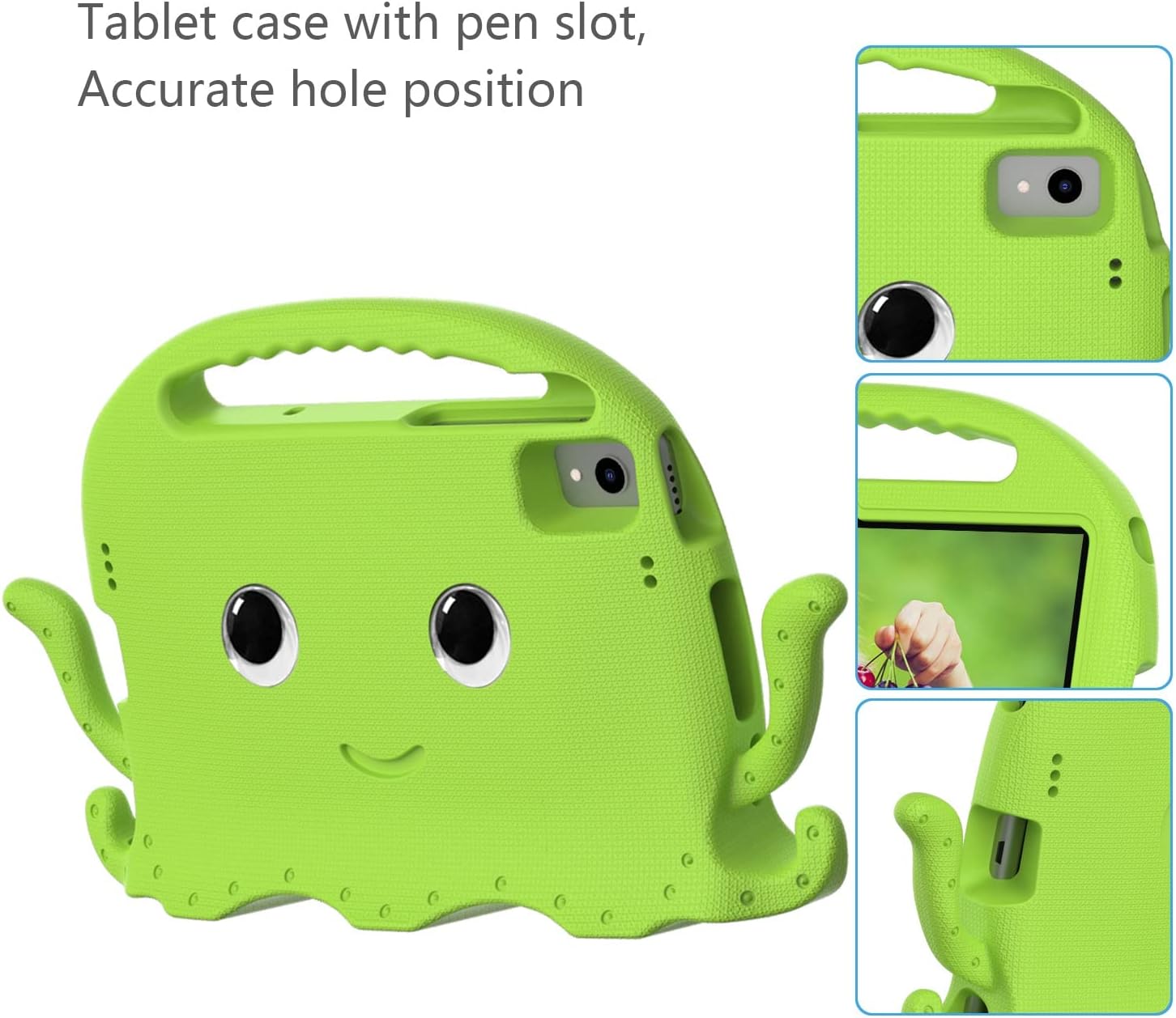 Tablet PC Bags Cases Sleeves Kids Case Compatible with Lenovo K10 Case 10.3" TB-X6C6F TB-X6C6X TB-X6C6NBF with Handle Bumper |Protective Kid-Proof Stand Tablet Cover Eva Shockproof Lightweight Droppro