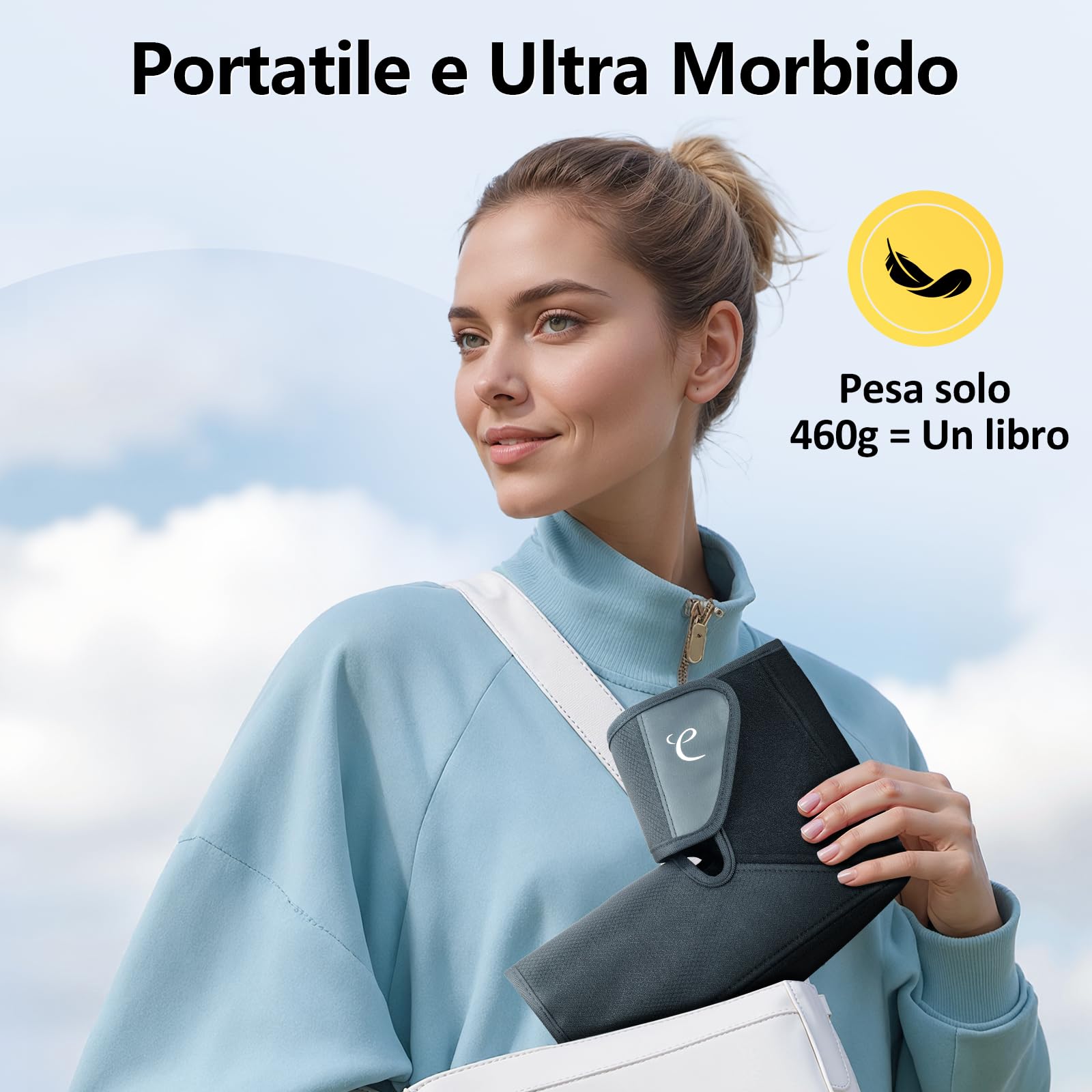Comfytemp Wireless Massaggiatore Piedi Circolazione, Allevia la Fatica, Massaggio Airbag Portatile, Controllo Tramite App Fai Da Te, Funzione Riscaldante, Adatto per Caviglie e Piante,Regali per Papà