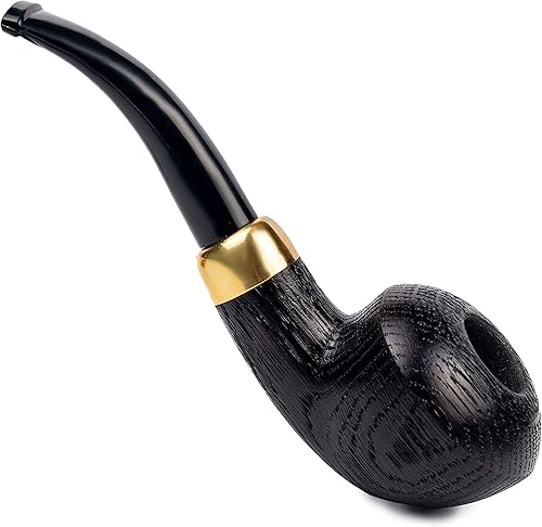 Miniatura 2 de Dr. Watson - Pipa de tabaco de madera, forma clásica de ukelele, se adapta a filtro de 0.354 in, viene con bolsa, en caja (rusticado)