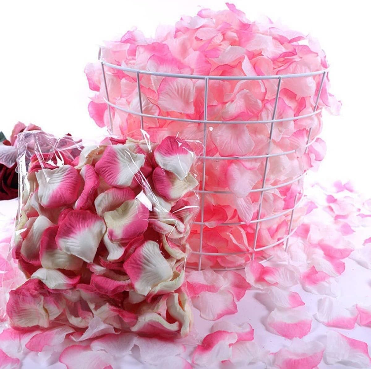 Set da 1500 Petali di rosa blu artificiali, per feste