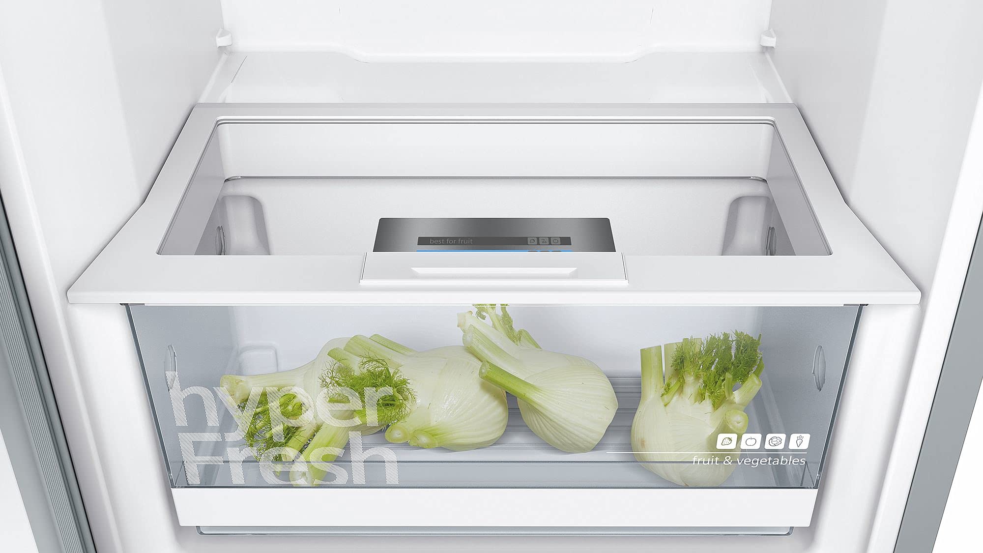 Siemens KS36VVIEP iQ300 Freihstehende Kühlschrank/A++ / 112 kWh/Jahr / 346 l/hyperFresh-Box/freshSense/LED Beleuchtung, inox-antifingerprint