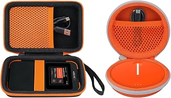 Aenllosi Hard Storage Case for SIMO Solis 5G/Lite 4G LTE WiFi Mobile Hotspot,Solis 5G/4G Hotspot Device Organizer Case Only