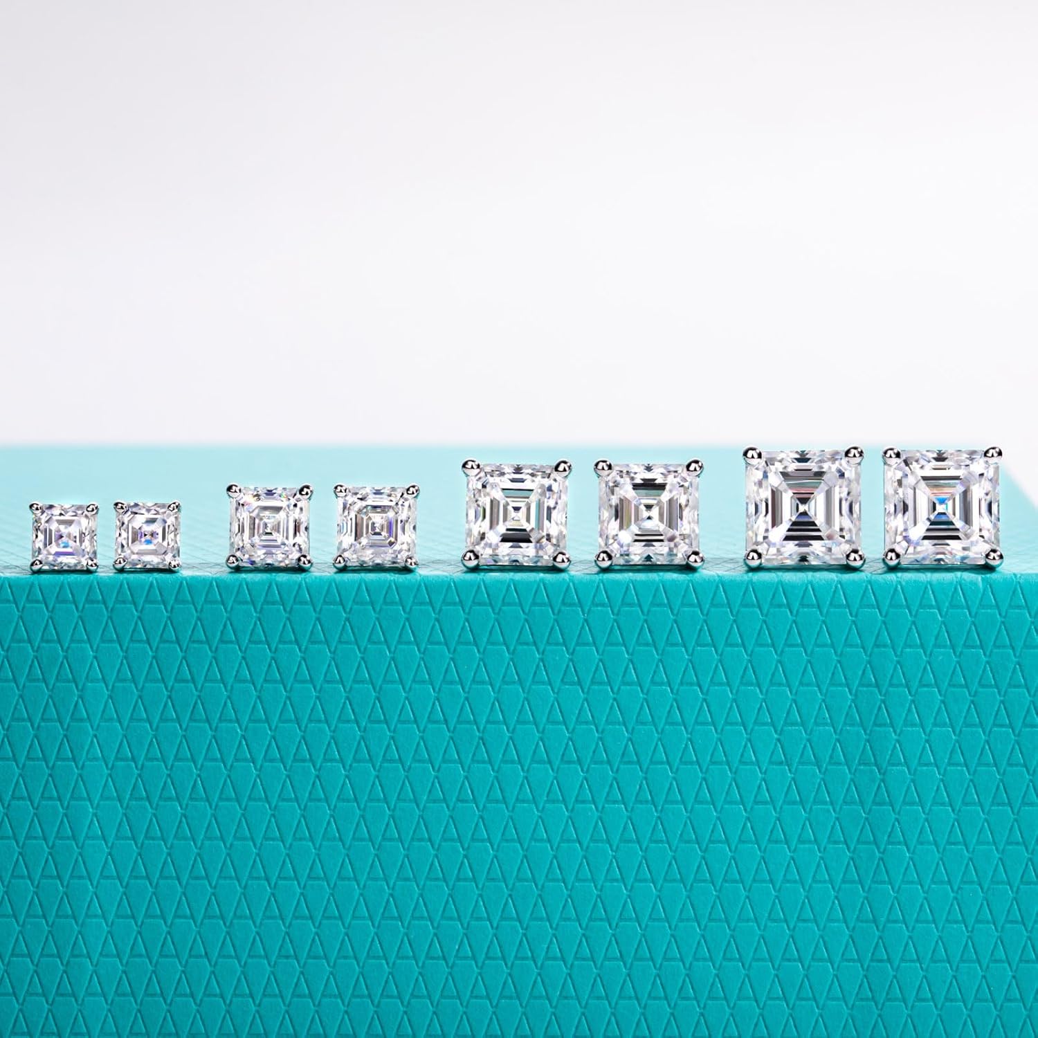 AnuClub 1cttw-6cttw Moissanite Stud Earrings D Color VVS1 926 Sterling Silver Timeless Sparkle Studs Daily Elegance Earrings for Women Wife Her with Certificate - Image 7