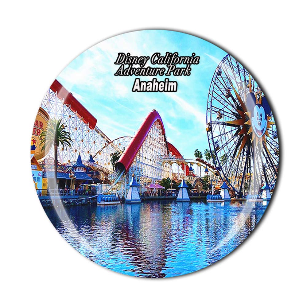 Time Traveler Go Disney California Adventure Park Anaheim USA 3D Refrigerator Magnet Souvenir Gift Home Kitchen Decoration Magnetic Sticker