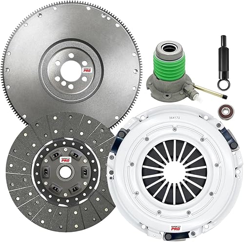 ClutchMaxPRO Performance Stage 1 Kit de embrague con volante con cilindro esclavo compatible con Chevrolet Camaro SS 6.2L LS3 2014 2015 Camaro Z28