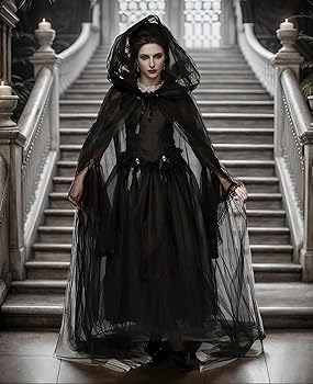 Amazon | IKSII ハロウィンコスチューム ブラック, ブラック, adult