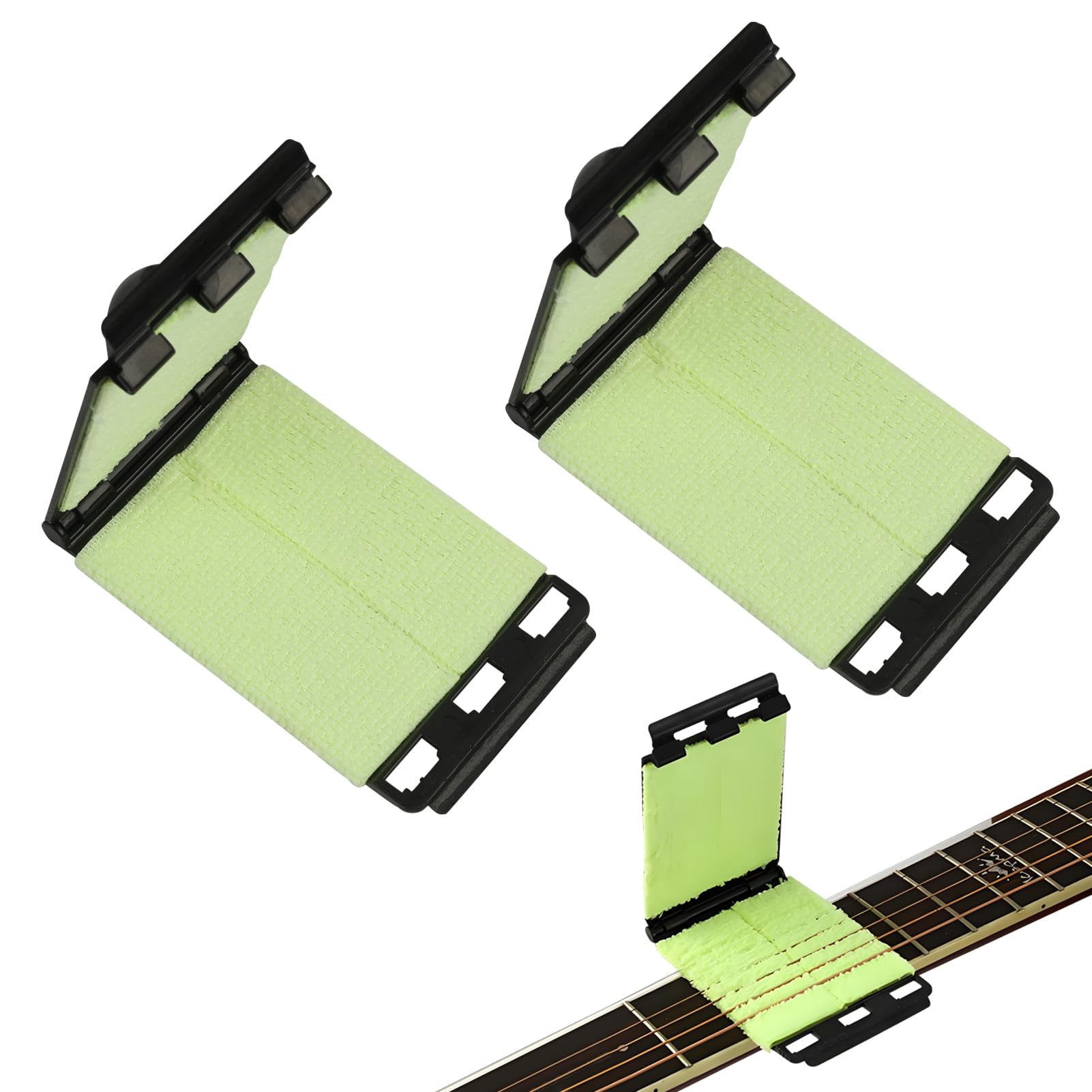 2PCS Guitar Fingerboard String Cleaner Maintaining Tool Maintains Acoustic, Electric Guitar, and Bass Strings & Fretboard