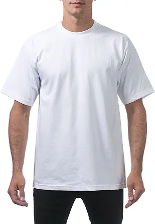 Men's Heavyweight Cotton Short Sleeve Crew Neck T-Shirt