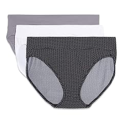 Warners Womens Blissful Benefits Dig-Free Comfort Waistband Microfiber Hi-Cut 3-Pack 5138w