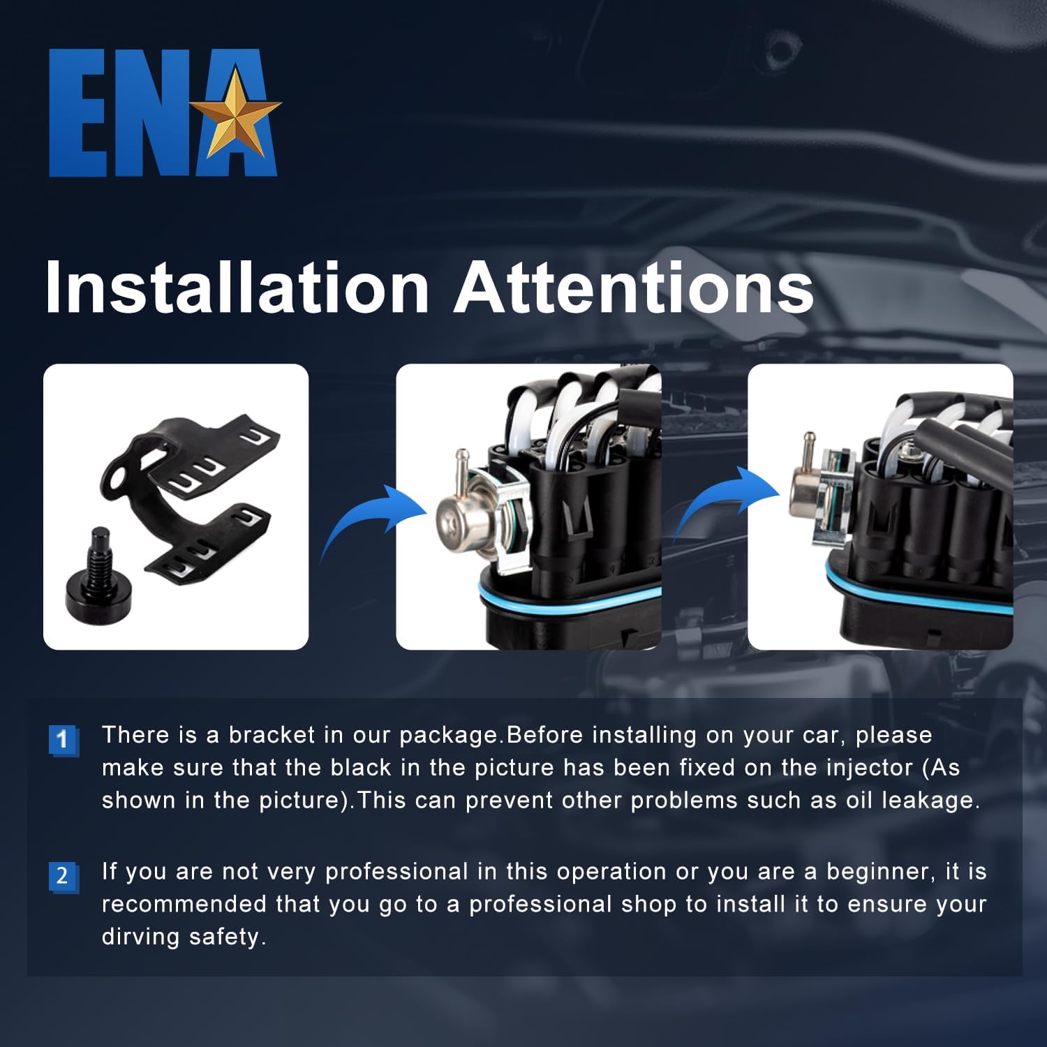 ENA Spider Fuel Injectors w/Return Fuel System FJ503 Compatible with Chevy GMC Isuzu Astro Blazer Express 1500 Silverado Jimmy Safari Savana Sierra 4.3 V6 1996-2014 Replacement for 17113673 19210688