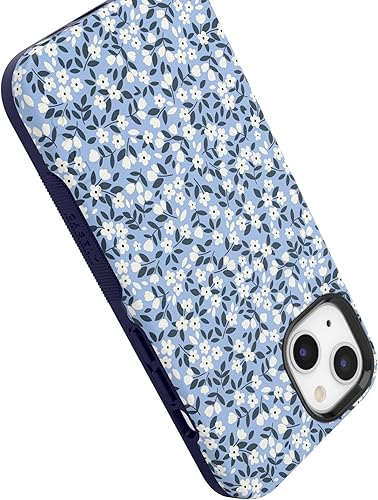 Vista 1167 de Casely Funda para iPhone 13 Compatible con MagSafe Color Splash de medianoche Funda retro abstracta Color de medianoche Splash Abstracto