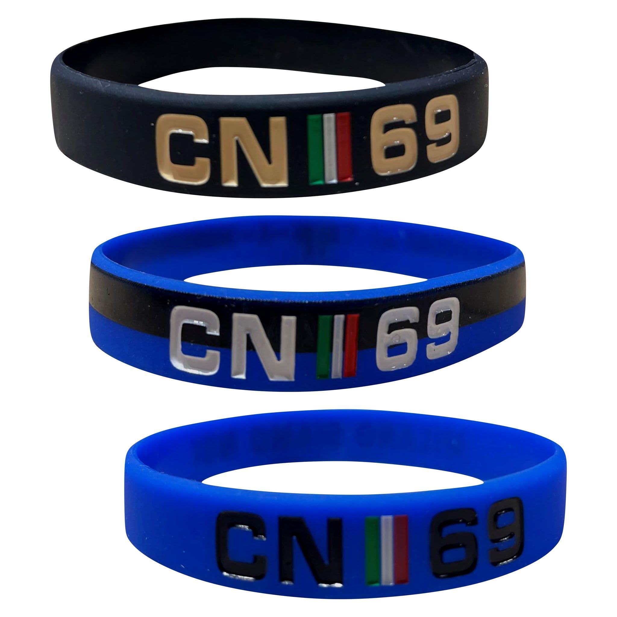MAESTRI DEL CALCIO Braccialetti Curva Nord Milano Inter Silicone
